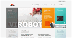 Desktop Screenshot of company.hauri.net